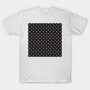 Black & White Geometric StarsPattern T-Shirt